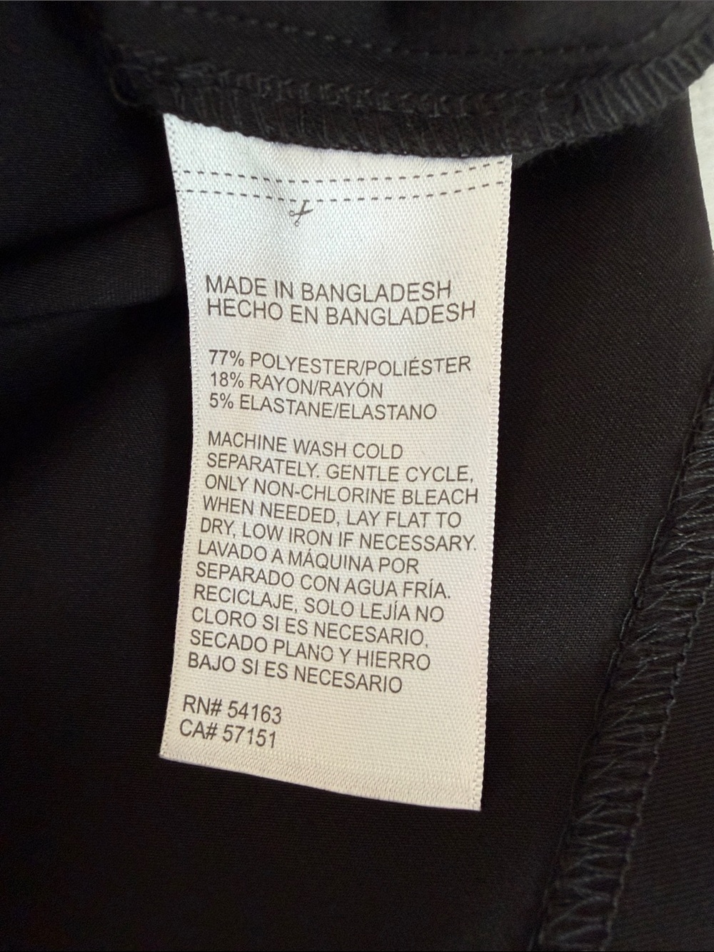 Nautica Jeans Women's Black Shorts Size 12 - Picture 9 of 14